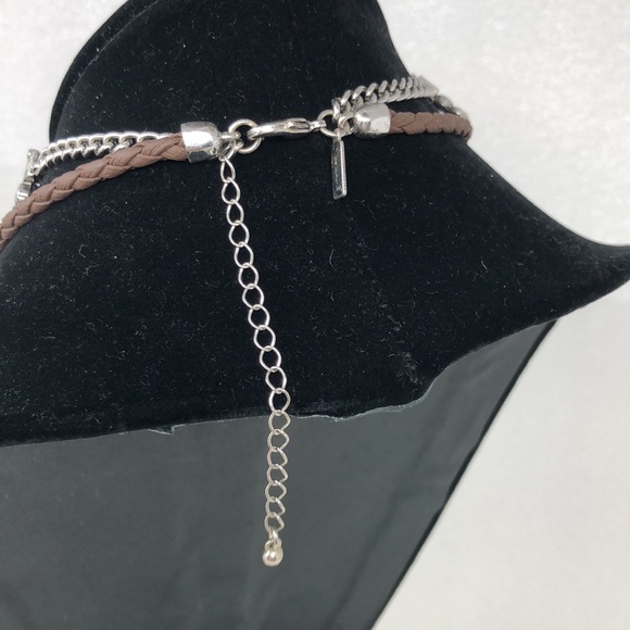 Shyanne Layered Necklace with Turquoise Color Stones Concha Style Southwestern - Picture 5 of 9